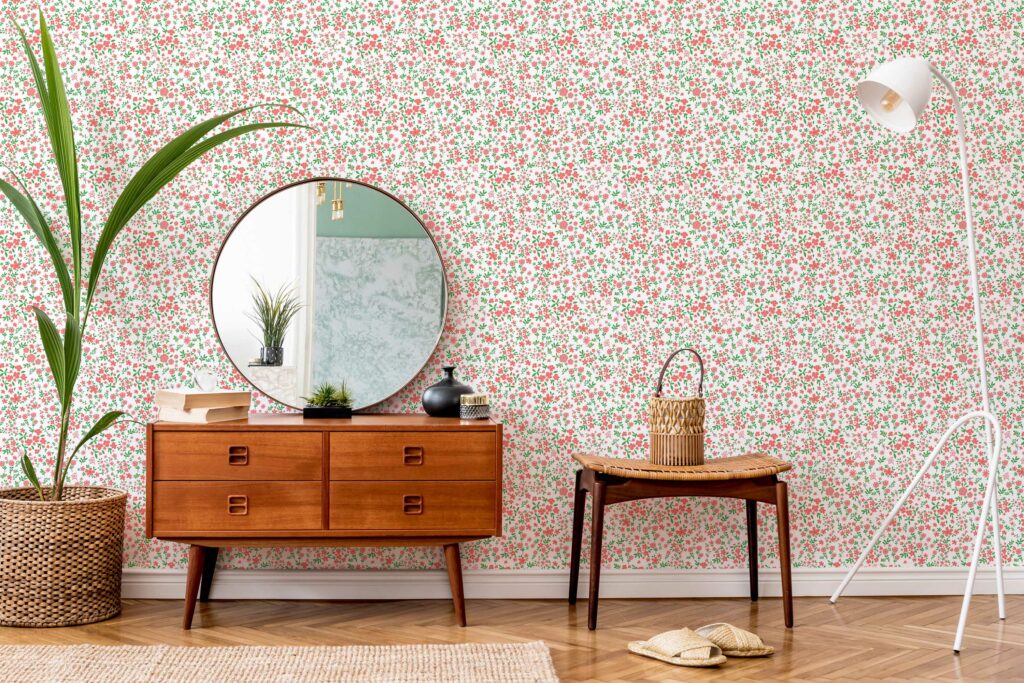 Cottage core Wallpaper - Peel and Stick or Non-Pasted