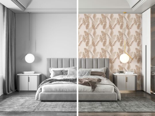 arthouse banana leaf non-pasted wallpaper