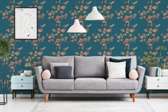 sakura removable wallpaper