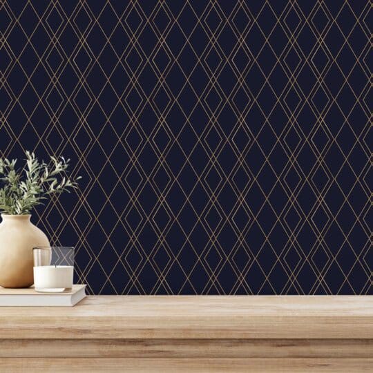 Geometric wallpaper - Peel and Stick or Non-Pasted