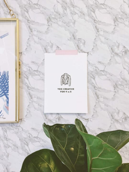 Marble stick on wallpaper