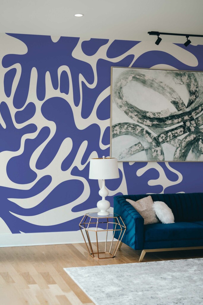 Self-adhesive wall mural featuring Matisse's fun art from Fancy Walls