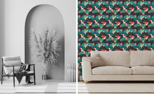 maximalist removable wallpaper
