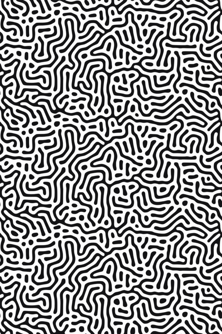 Maze Peel and Stick Wallpaper or Unpasted