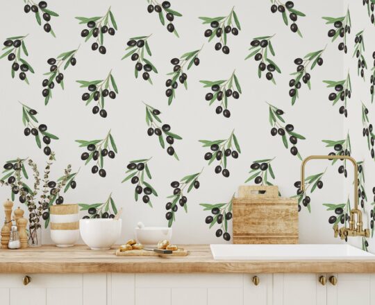 olive peel and stick wallpaper