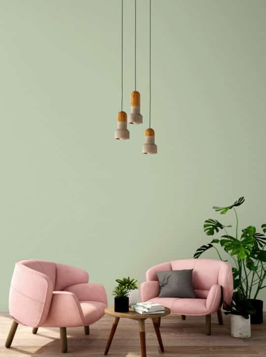 sage green stick and peel wallpaper