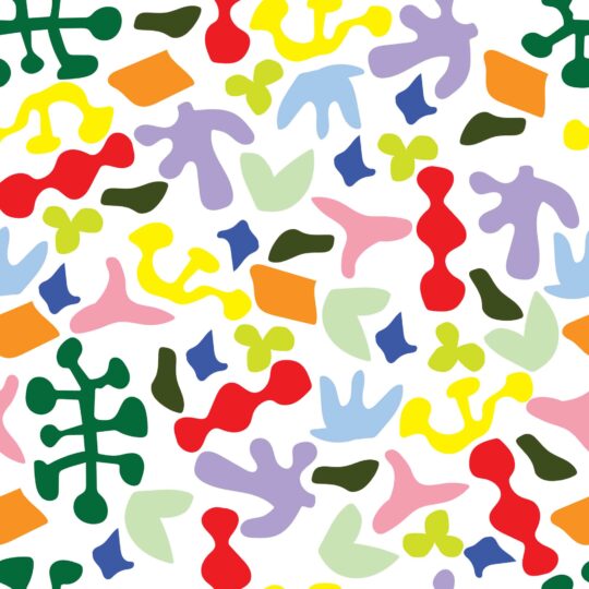 abstract multicolor traditional wallpaper