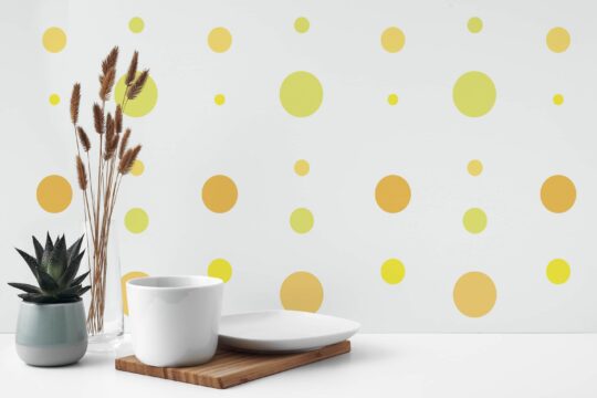 dots peel and stick wallpaper