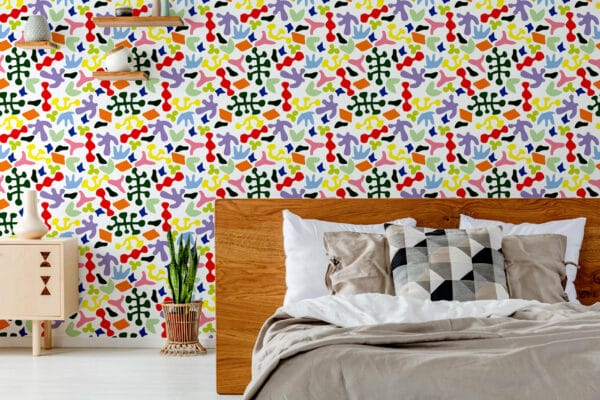 multicolor accent wall peel and stick removable wallpaper