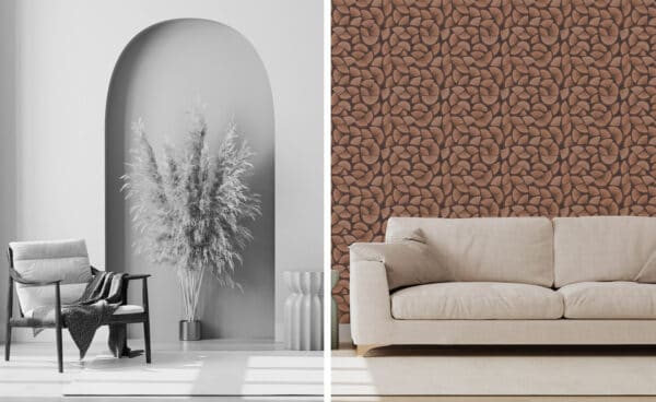 wood brown traditional wallpaper