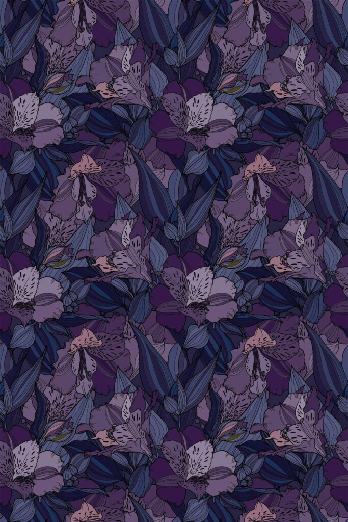 Fancy Walls Twilight Bloom non-pasted wallpaper