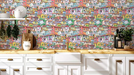 multicolor accent wall peel and stick removable wallpaper