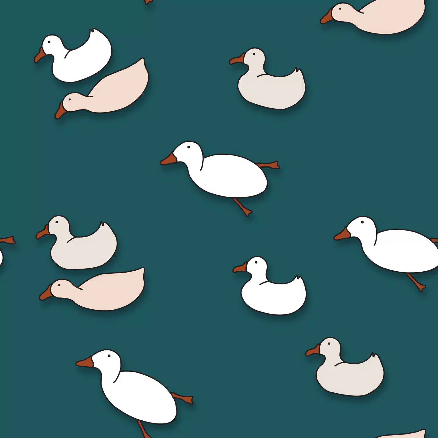 cute duck cartoon wallpaper