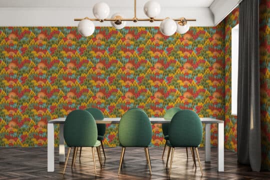 in fall peel and stick wallpaper