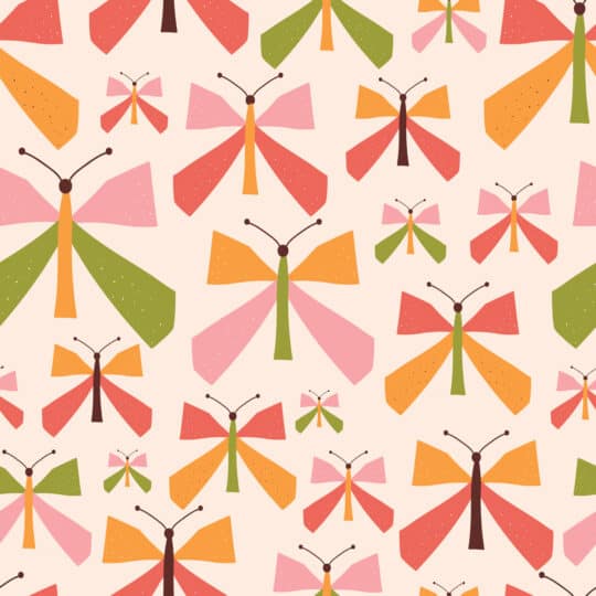 Butterfly peel and stick wallpaper