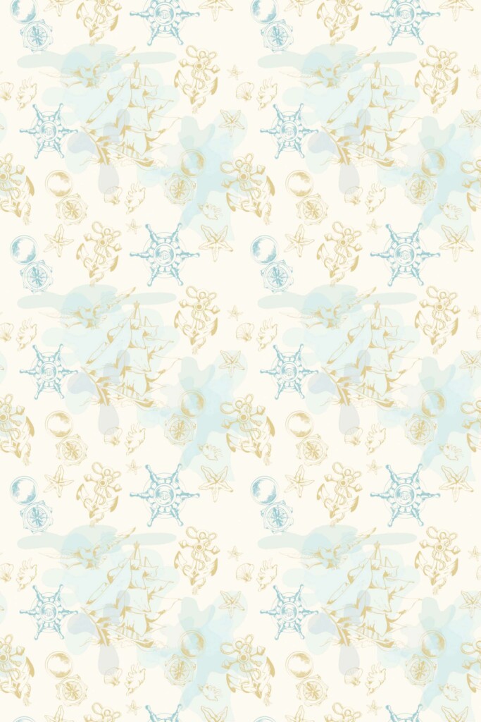 Fancy Walls Nautical Calm self-adhesive wallpaper