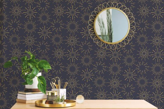 modern new year non-pasted wallpaper