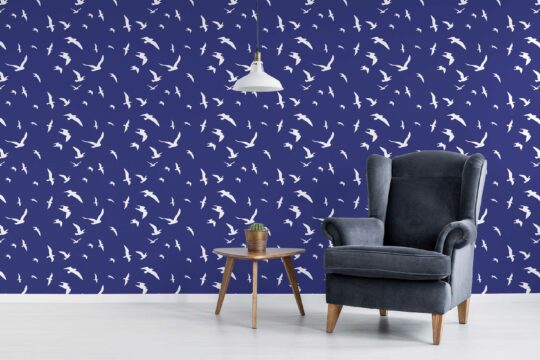 birds peel and stick wallpaper