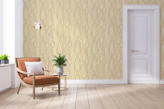 beige neutral unpasted wallpaper