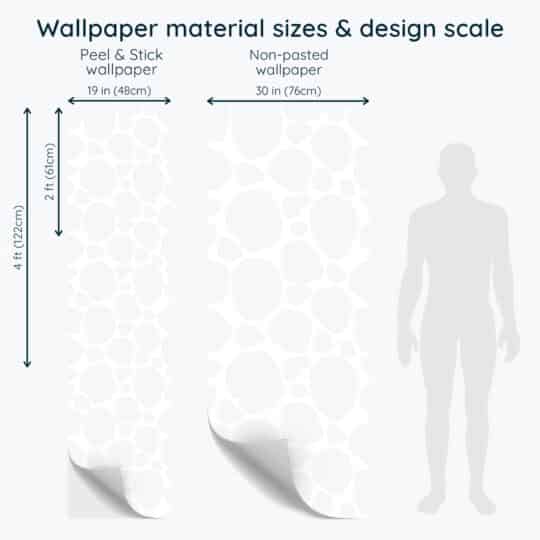 Non-pasted and Peel and stick Abstract spots design and pattern preview