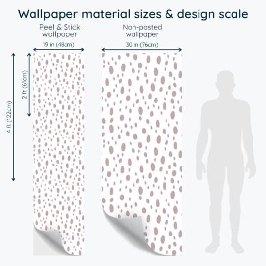 Non-pasted and Peel and stick Dotted design and pattern preview
