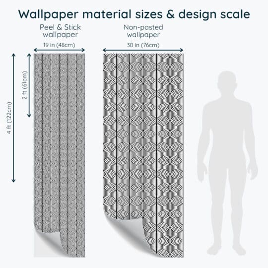 Non-pasted and Peel and stick Elegant geometric design and pattern preview