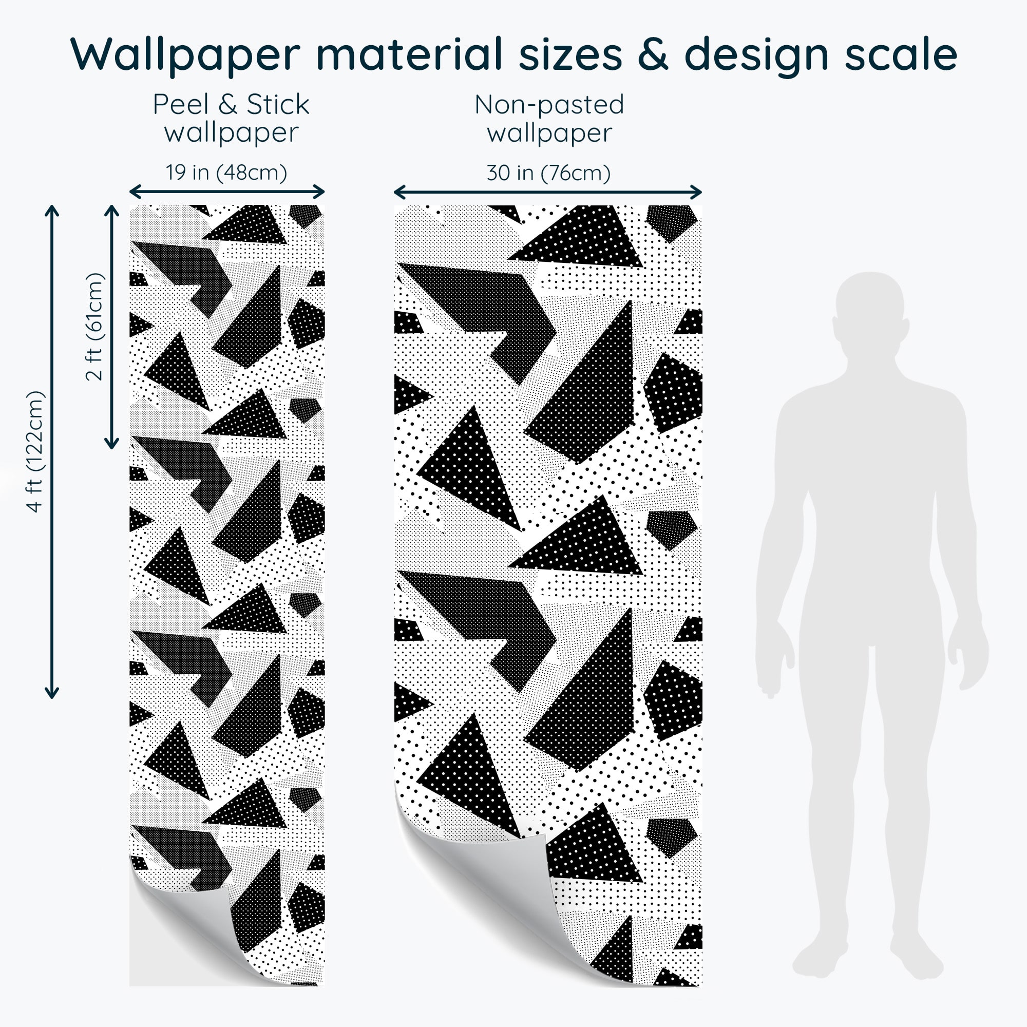 Non-pasted and Peel and stick Geometric dotted design and pattern preview