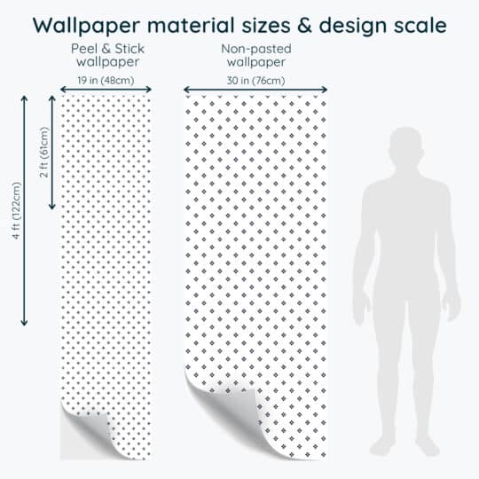 Non-pasted and Peel and stick Geometric rhombus Polka Dot design and pattern preview