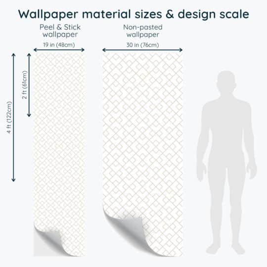 Non-pasted and Peel and stick Geometric squared design and pattern preview