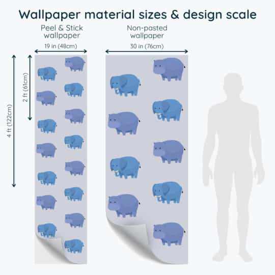 Non-pasted and Peel and stick Kids bathroom design and pattern preview