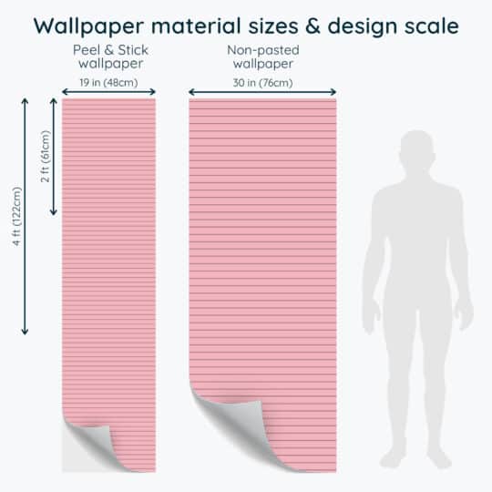 Non-pasted and Peel and stick Pink lines design and pattern preview