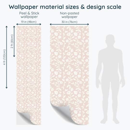 Non-pasted and Peel and stick Seamless wildflower design and pattern preview