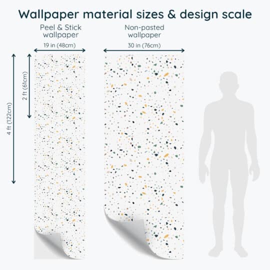 Non-pasted and Peel and stick Small Terrazzo design and pattern preview