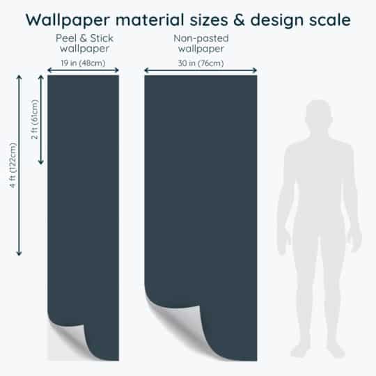Non-pasted and Peel and stick Solid charcoal design and pattern preview