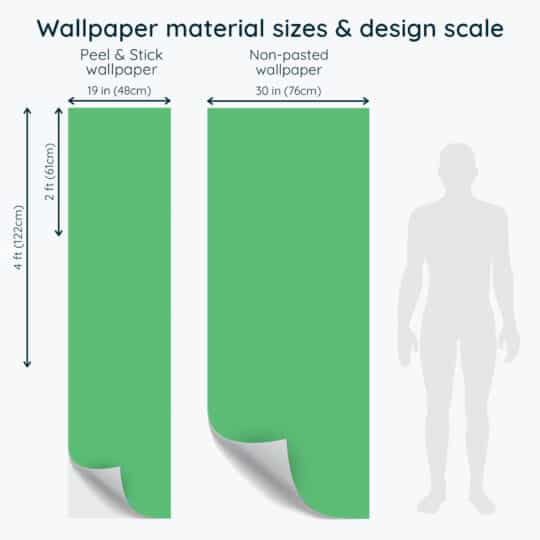Non-pasted and Peel and stick Solid emerald green design and pattern preview