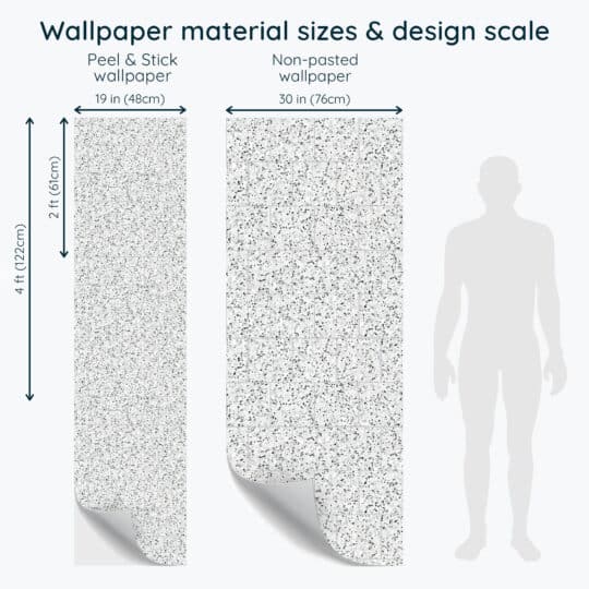Non-pasted and Peel and stick Terrazzo tile design and pattern preview