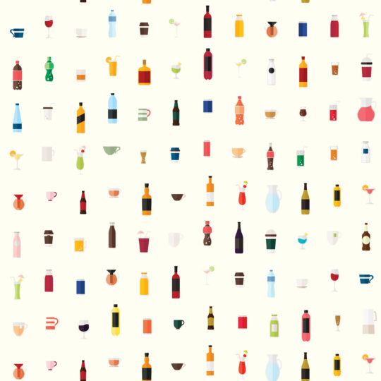Traditional Muted Toast of Beverages wallpaper from Fancy Walls