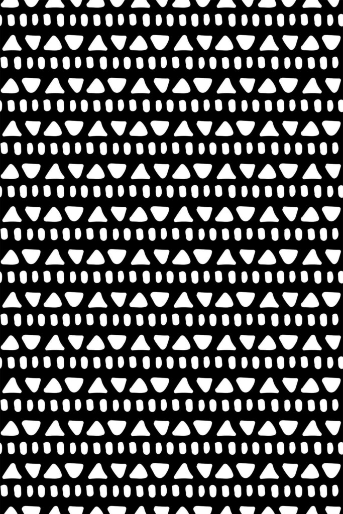 Traditional wallpaper in Geometric Noir Harmony theme from Fancy Walls
