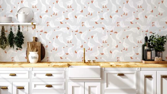 Novelty Gray Ensemble self-adhesive wallpaper by Fancy Walls