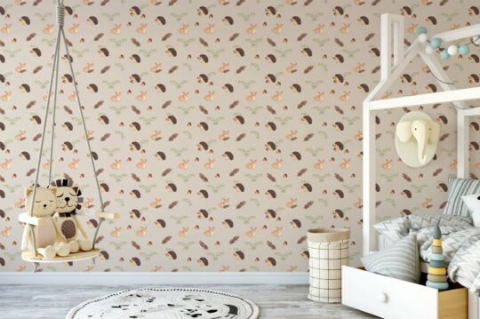 brown and beige stick and peel wallpaper