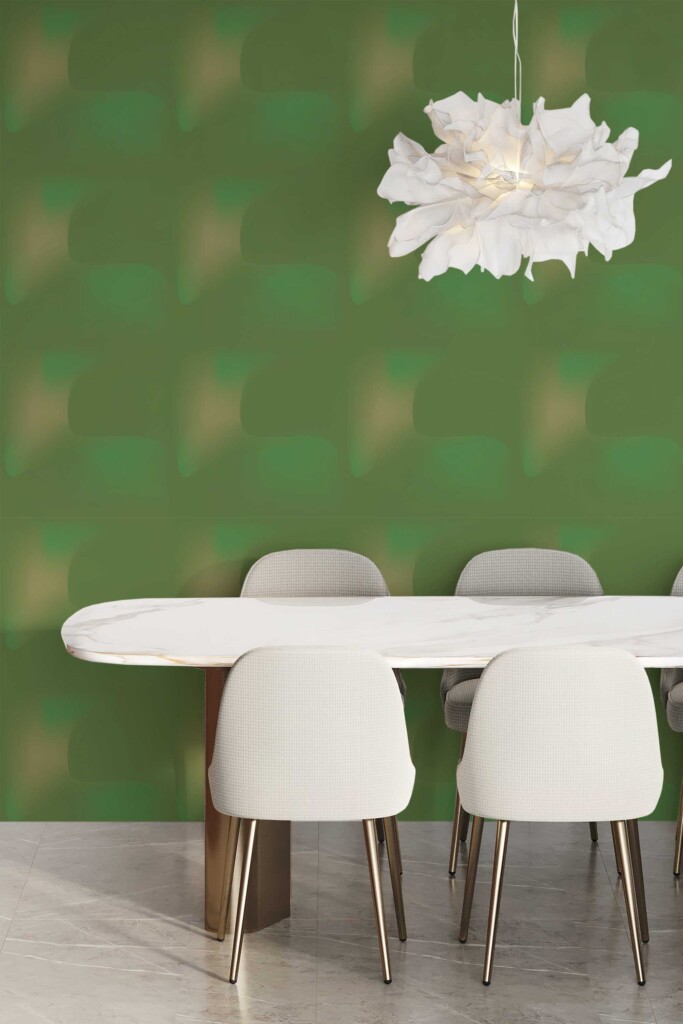 Fancy Walls olive green texture imitation wallpaper for walls in dining room decor