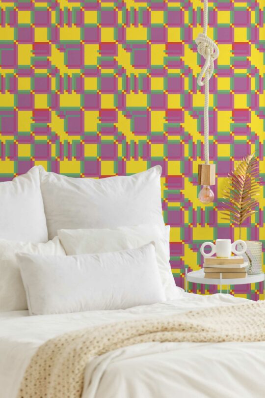 colorful accent wall peel and stick removable wallpaper