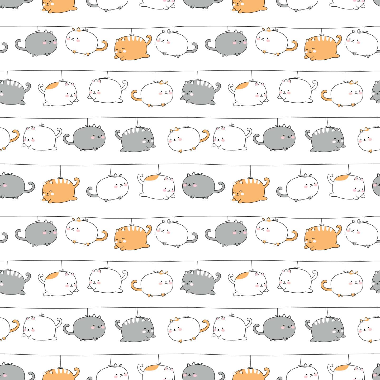 orange gray and white abstract unpasted wallpaper