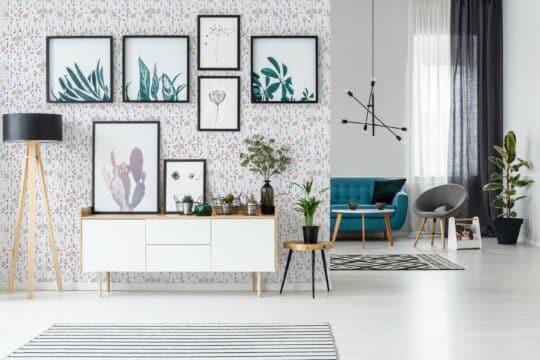 minimalistic removable wallpaper