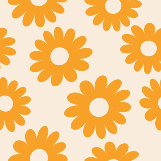 retro floral non-pasted wallpaper