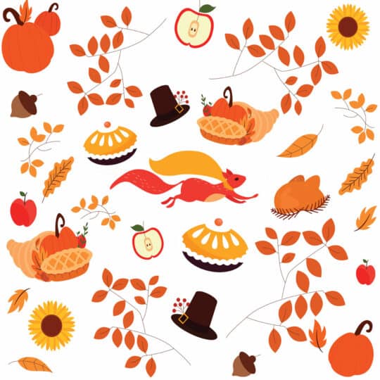 thanksgiving removable wallpaper