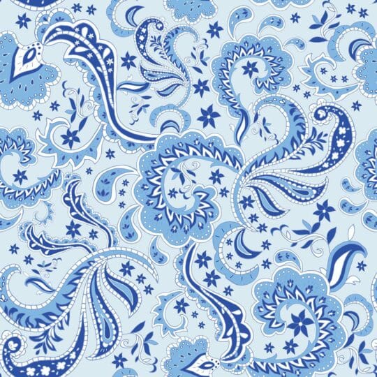 vintage paisley non-pasted wallpaper