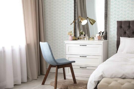 teal stick and peel wallpaper