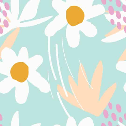 Floral wallpaper - Peel and Stick or Non-Pasted