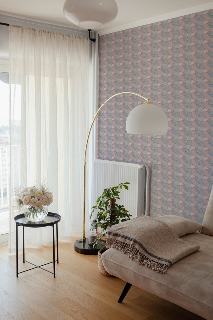 Self-adhesive wallpaper Pastel Whirl from Fancy Walls
